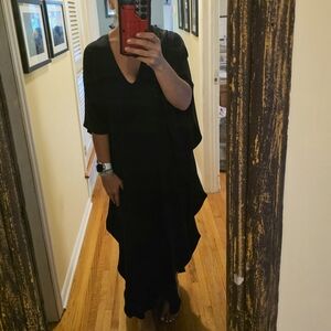 KES NYC CAFTAN DRESS BLACK‎ S